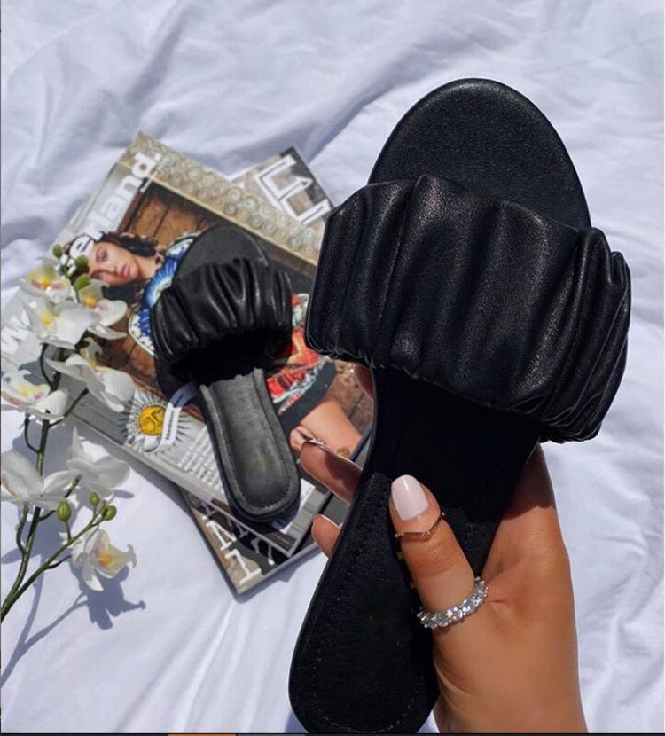 Round Toe Flat Sandals And Slippers Women Sandals - Oh, That's Cute!