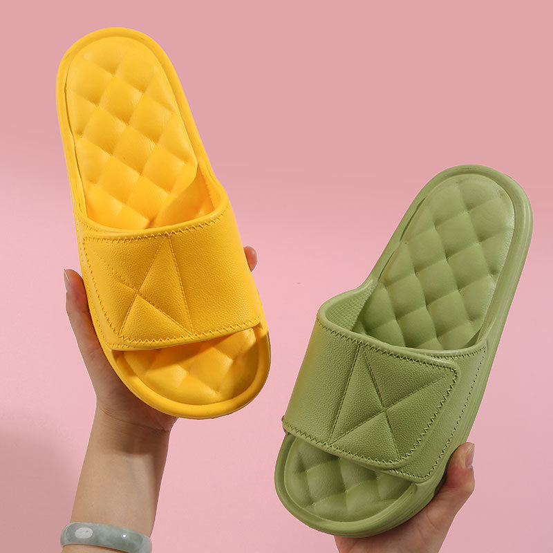Summer Slippers Plaid Design Bathroom Slippers For Women Shoes - Oh, That's Cute!