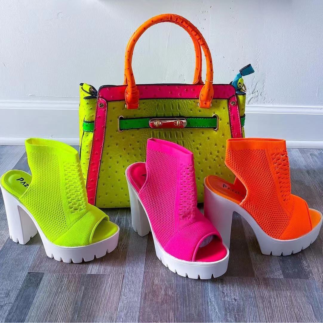 Women's Open-toe High-heeled Sandals Behind The Fish Mouth