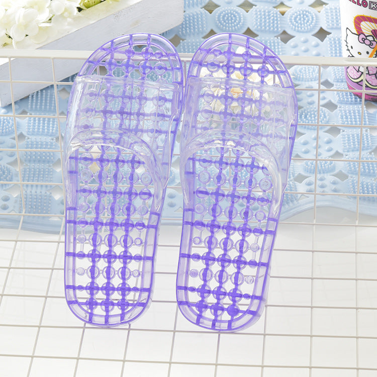 Summer Indoor Non-slip Bath Massage Plastic Slippers - Oh, That's Cute!