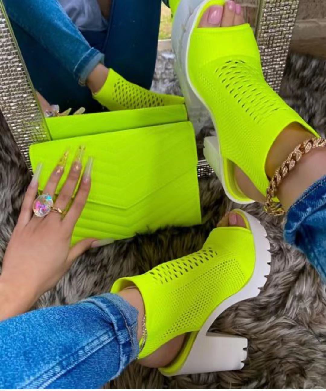 Women's Open-toe High-heeled Sandals Behind The Fish Mouth