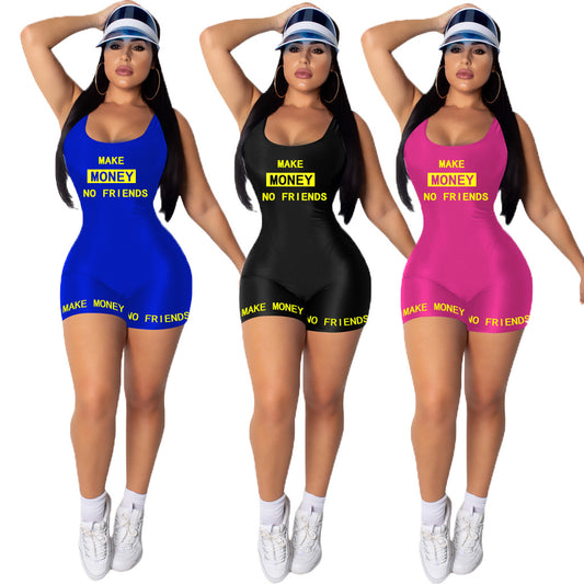 Women Sexy Fitness Fashion Rompers One Piece Outfits - Oh, That's Cute!