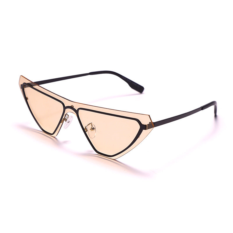 Fashion Rimless One-piece Sunglasses Women - Oh, That's Cute!